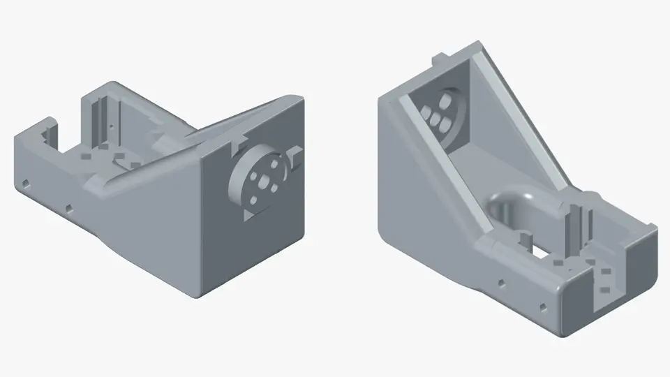 改良した二の腕の部分の3Dモデル